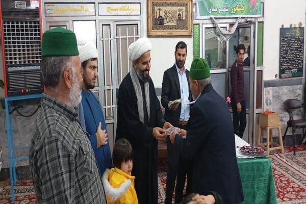 اختتامیه اعتکاف دانش‌آموزی در مسجد جامع شهر بار نیشابور