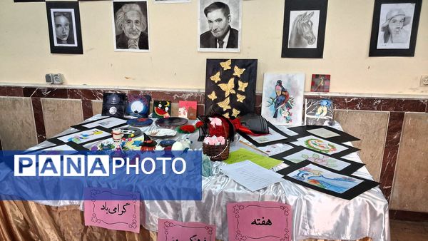 نمایشگاه هنری مدرسه شهید مدرس تبریز