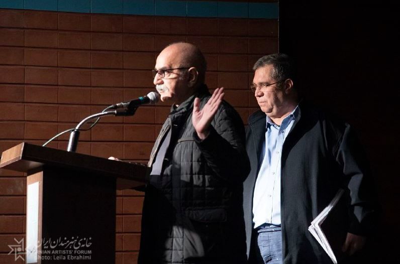 اهدای تندیس دریاقلی سورانی به علی دهباشی