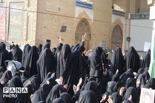 آیین سوگواری شهادت قائد امت در نیشابور 