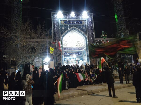  تجمع بزرگ مردم غیور و خونخواه شهرستان نیشابور