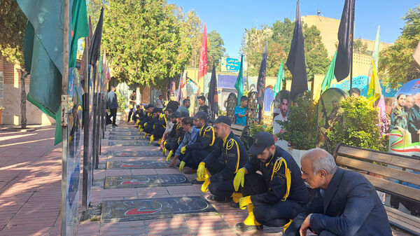 گلباران مزار شهدا در اراک