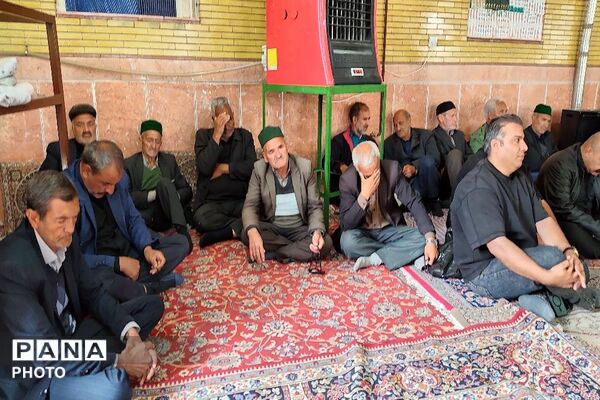 مراسم عزاداری شهادت امام جعفر صادق علیه السلام در حسینیه شهربار