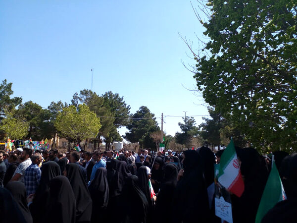 جلوه های از راهپیمایی روز قدس در کهک، جعفریه و روستای صرم قم