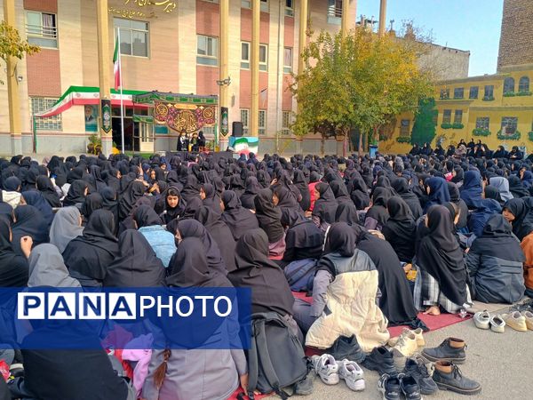 یادوراه شهادت حضرت فاطمه زهرا در مدرسه هوشیار