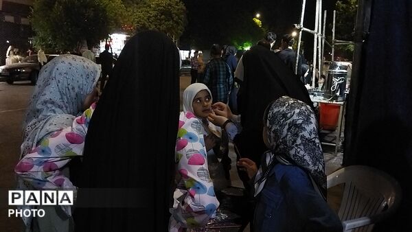 موکب جبهه فرهنگیان نیشابور در هشتاد و هفتمین شب از اجتماعات مردمی نیشابور 