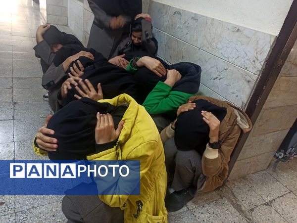 مانور زلزله در شهرستان کاشمر 