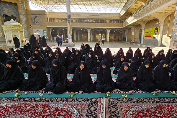 آیین گرامیداشت سالروز طوفان الاقصی با حضور کارکنان پلیس در قم