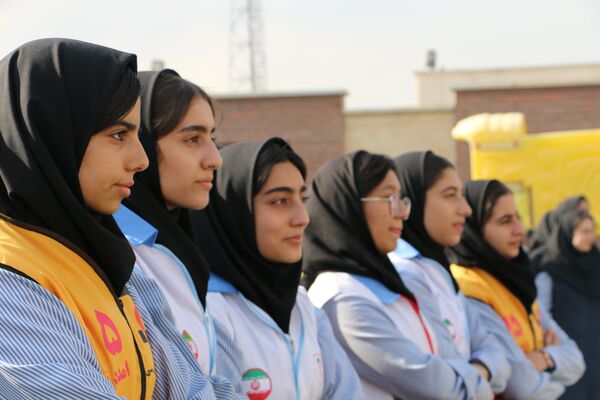 مانور آمادگی برای مقابله با بحران در آموزشگاه دخترانه راز