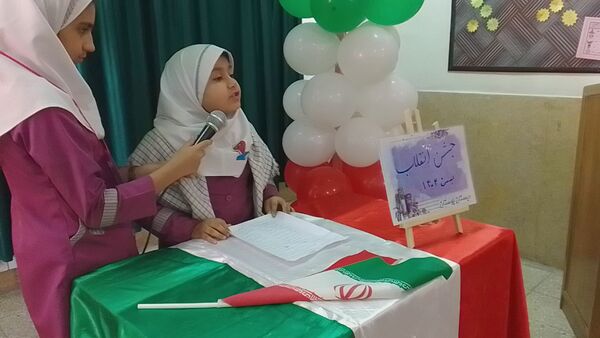  قاب‌های خبری از مراسم زنگ انقلاب در دبستان بوستان شهرستان بن