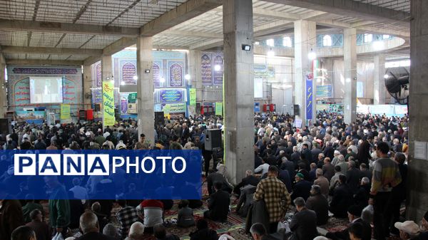 نماز عبادی سیاسی جمعه در هفته بسیج مستضعفین در نیشابور 