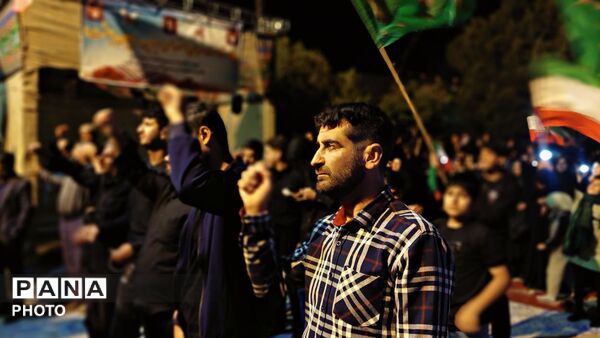 مارگون در شب چهارم محرم غرق در ماتم و عشق حسینی شد