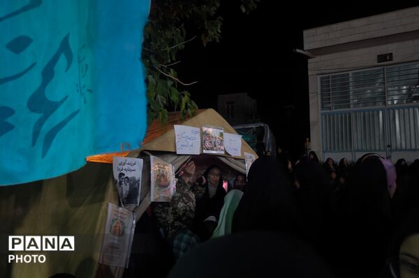اجتماع مردمی شهرستان بام و صفی آباد در شب سالگرد شهادت آیت الله رئیسی