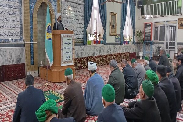 اقامه نماز جمعه در شهر بار نیشابور