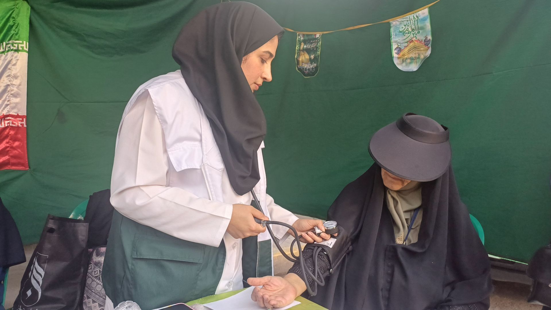 موکب سلامت عید غدیر با هدف ارتقای سلامت جامعه برپا شده است