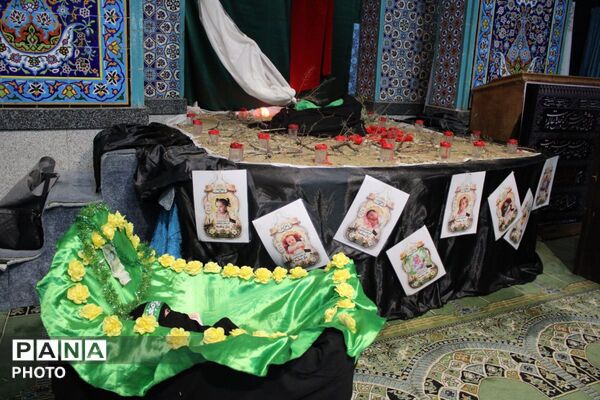 مراسم شیرخوارگان حسینی در منطقه پردیس