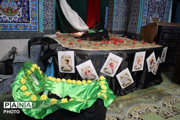 مراسم شیرخوارگان حسینی در منطقه پردیس