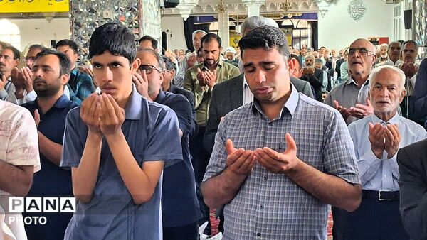 اقامه نماز باران در کاشمر
