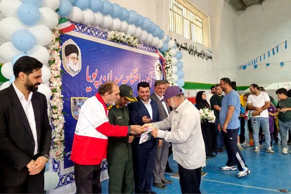 آیین افتتاحیه «میدان پویا» در قرچک
