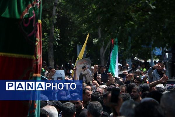 وداع با پیکر مطهر شهید سیدمهدی موسوی در شهرری