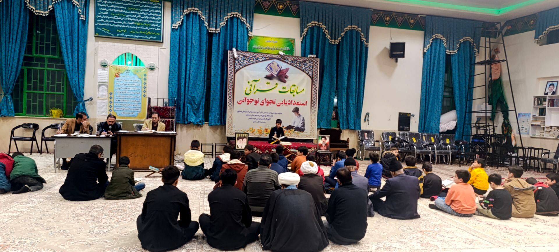  فینال مسابقات قرآنی در مسجد چهارده معصوم الغدیر 