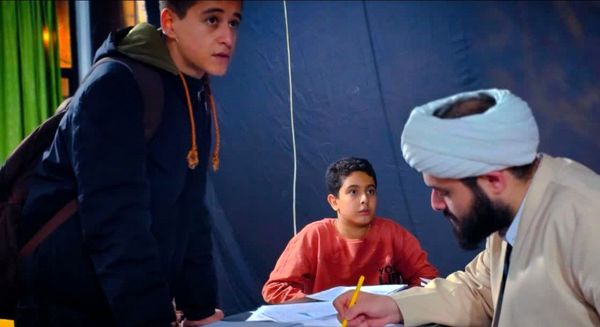 مراسم اعتکاف دانش‌آموزی در اولین روز اعتکاف در ساوجبلاغ