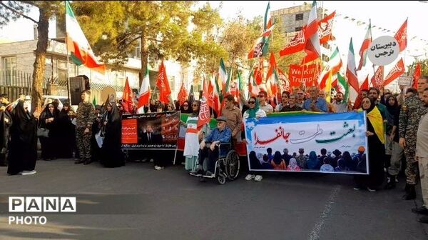 رزمایش جانفدایان ایران در شهرستان بیرجند