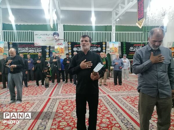 برگزاری آیین  بزرگداشت آیت الله سید علی خامنه ای در مسجد جامع شهر بار