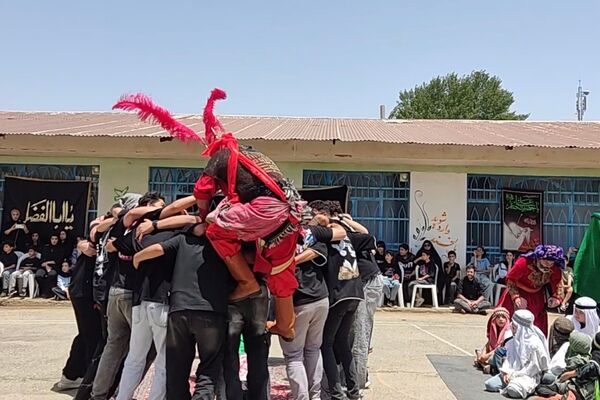 مراسم شبیه خوانی روز عاشورا در شهرستان طالقان
