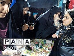  اجتماع پر شور مردم به همراه زنجیر زنی در بلوار فضل