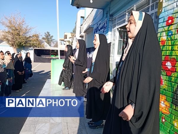 مراسم شهادت حضرت زهرا(س) در مدرسه سمیه کاشمر