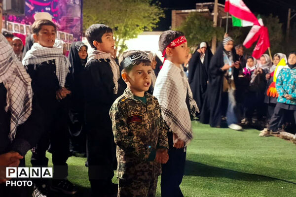 حضور شهروندان شهرستان مانه در اجتماعات شبانه 
