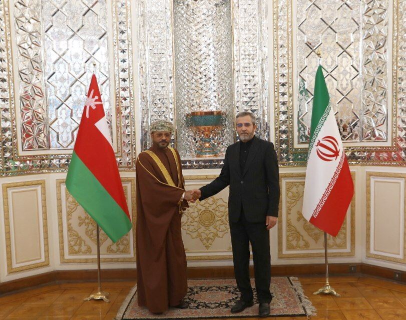 علی باقری با وزیر خارجه عمان دیدار کرد
