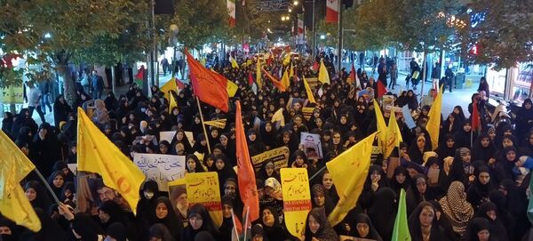 تجمع کودکان و نوجوانان زنجانی در محکومیت جنایات رژیم صهیونیستی 