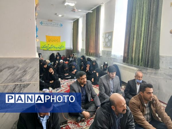 دعای ندبه در مدرسه حضرت زهرا (س) نیر