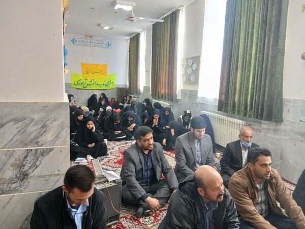 دعای ندبه در مدرسه حضرت زهرا (س) نیر