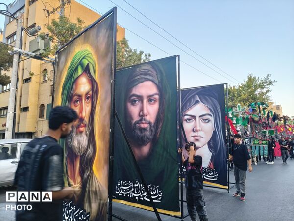 کاروان عظیم نوجوان کربلا در خیابان پروین 