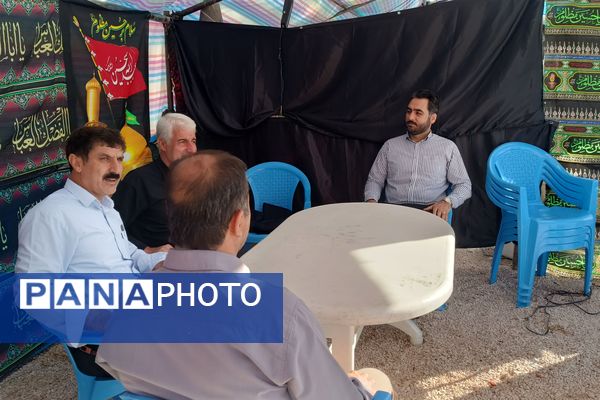 بازدید مدیر سازمان دانش‌آموزی کرمانشاه از موکب‌های اربعین حسینی 