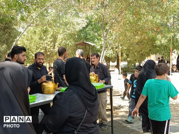 آیین عزاداری آخر ماه صفر با حضور مردم مؤمن روستای آورزمان