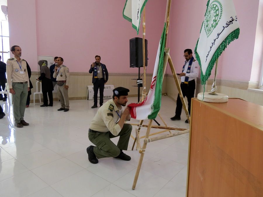 برگزاری اردوی تمشک پسران در اردوگاه شهید چمران بجنورد 