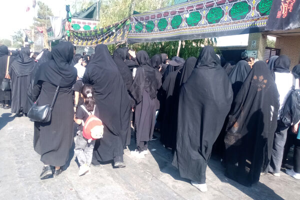 پیاده‌روی اربعین حسینی در شهرستان آباده 