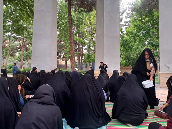 مراسم شهادت امام محمد باقر (ع) درکنار شهدای گمنام پارک وحدت آشخانه