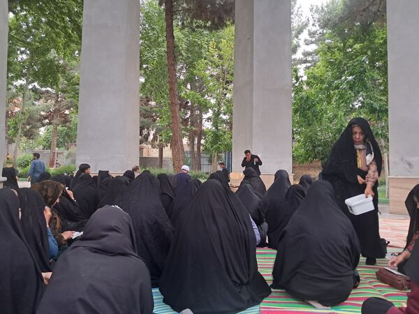 مراسم شهادت امام محمد باقر (ع) درکنار شهدای گمنام پارک وحدت آشخانه