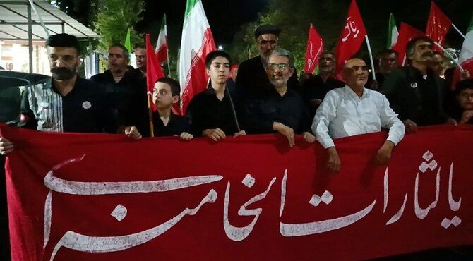 بدرقه آقای شهید ایران در شهرکرد