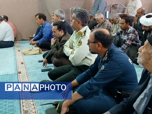 نماز عبادی سیاسی جمعه در شهرستان خلیل‌آباد