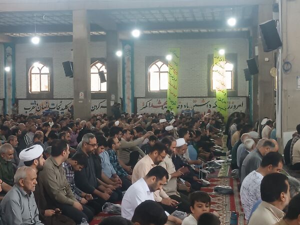 نماز جمعه با حضور پرشور مردم ولایتمدار نیشابور 