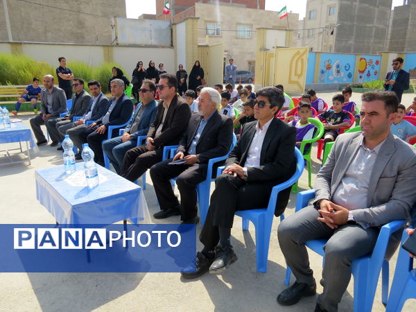 افتتاح زمین چمن مصنوعی آموزشگاه شاهد ولیعصر بجنورد