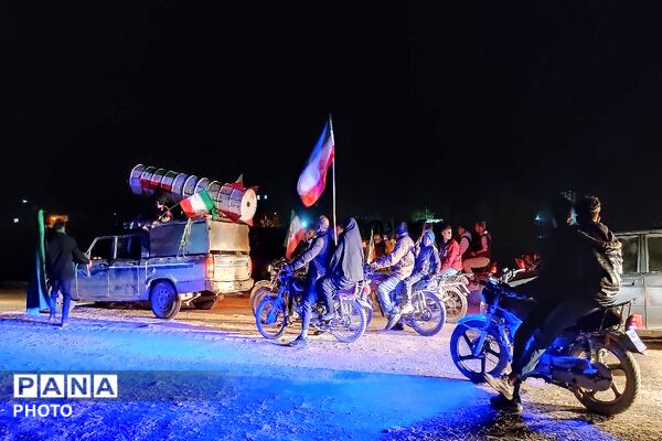 گذری بر رژه خودرویی در شهر بار نیشابور