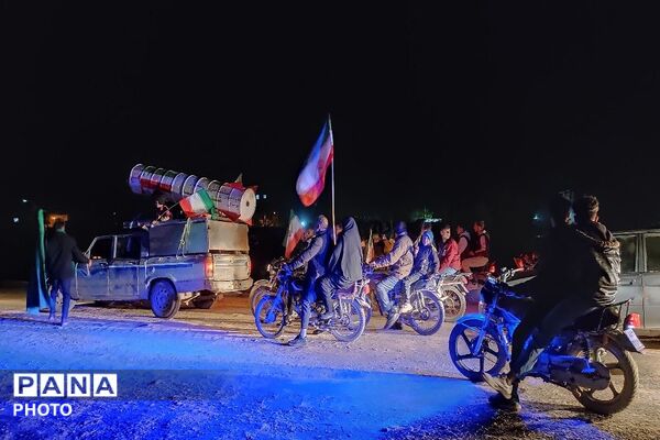 گذری بر رژه خودرویی در شهر بار نیشابور