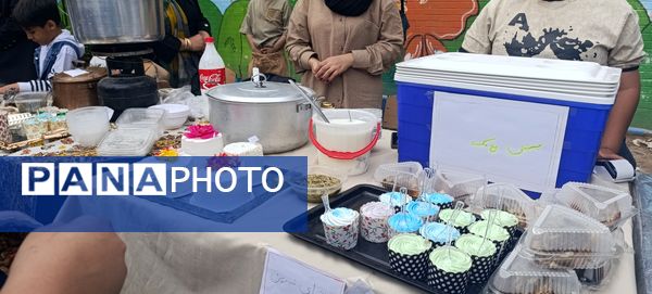 برپایی بازارچه در  دبستان امام جعفر صادق (ع) آشخانه